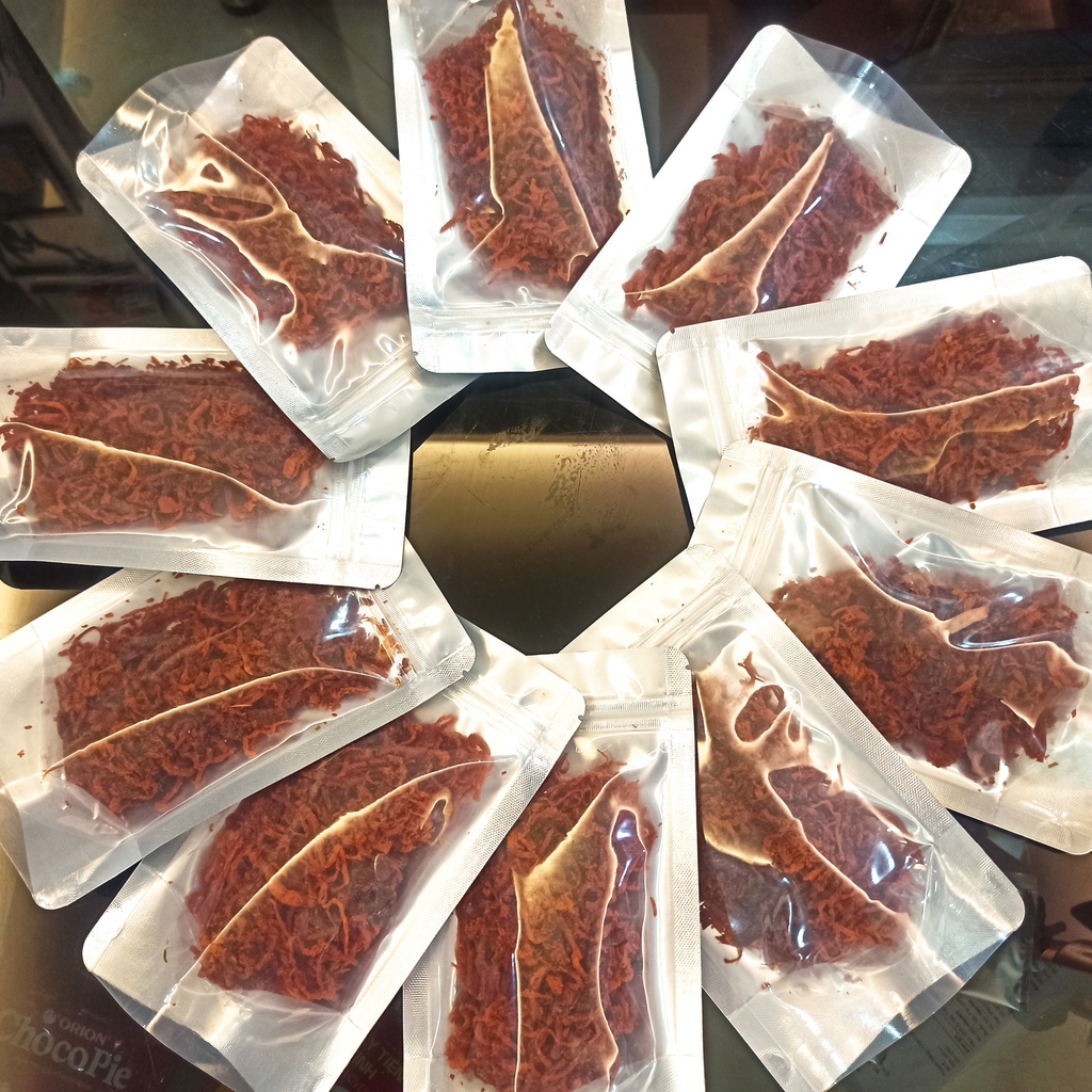 Bò Khô siêu ngon 100gr/túi (Khô Heo Giả Bò) -Đồ ăn vặt ngon bổ rẻ Mr Benz-Tinh hoa ẩm thực Việt | BigBuy360 - bigbuy360.vn