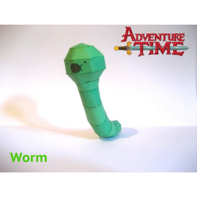 Mô hình giấy Worm [Adventure time]
