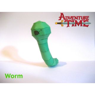 Mô hình giấy Worm [Adventure time]
