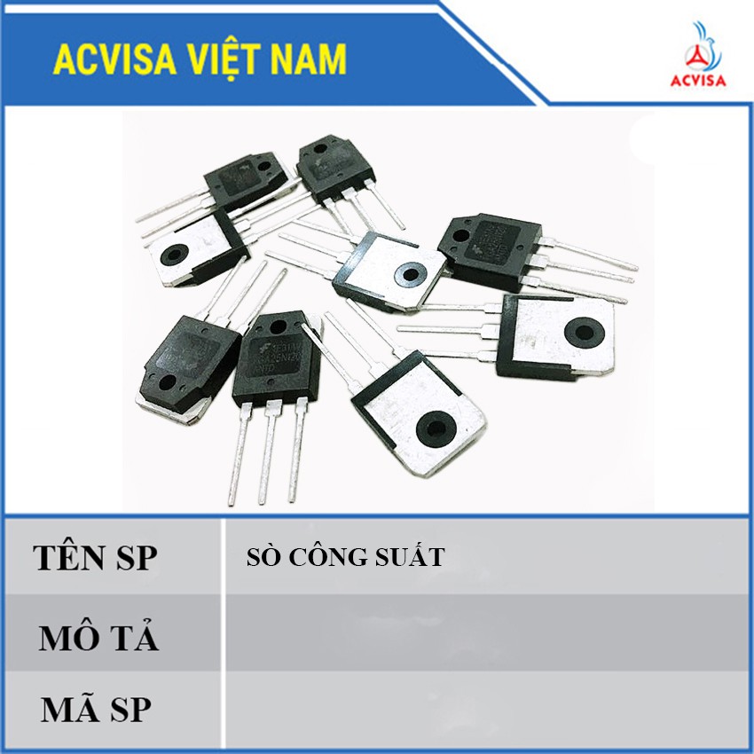 Combo 3 Sò Công Suất Điều Hòa (Linh kiện điều hòa)