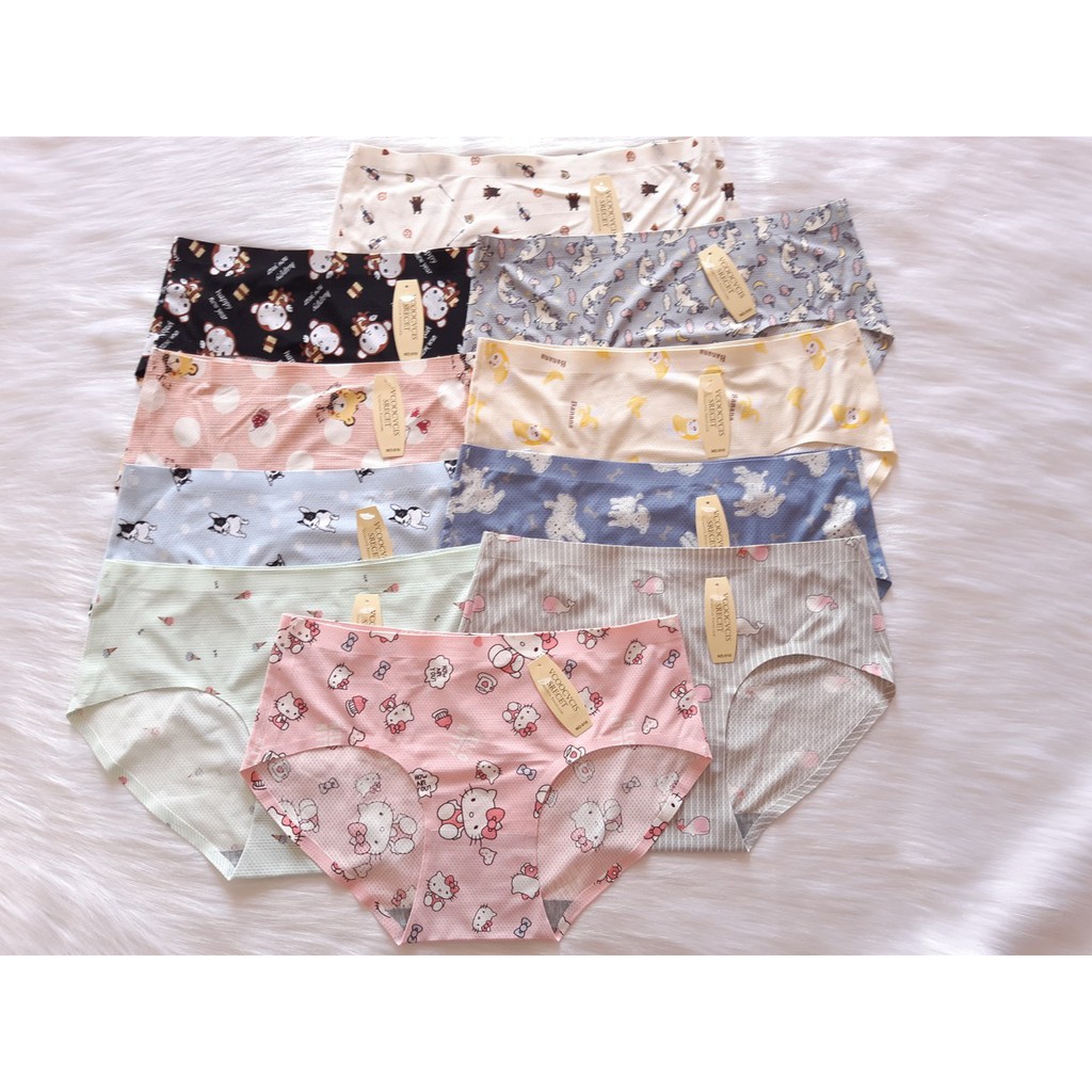 Quần Lót Nữ - 5 Quần Su Bông Không Đường May Thông Hơi - Mã 010 | BigBuy360 - bigbuy360.vn