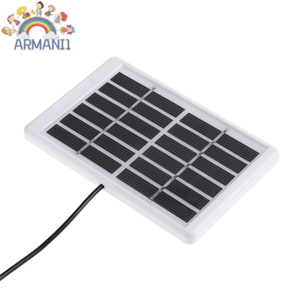 Armani 6V 1.2W Solar Panel Polycrystalline DC Interface Plug Cell Battery Charger