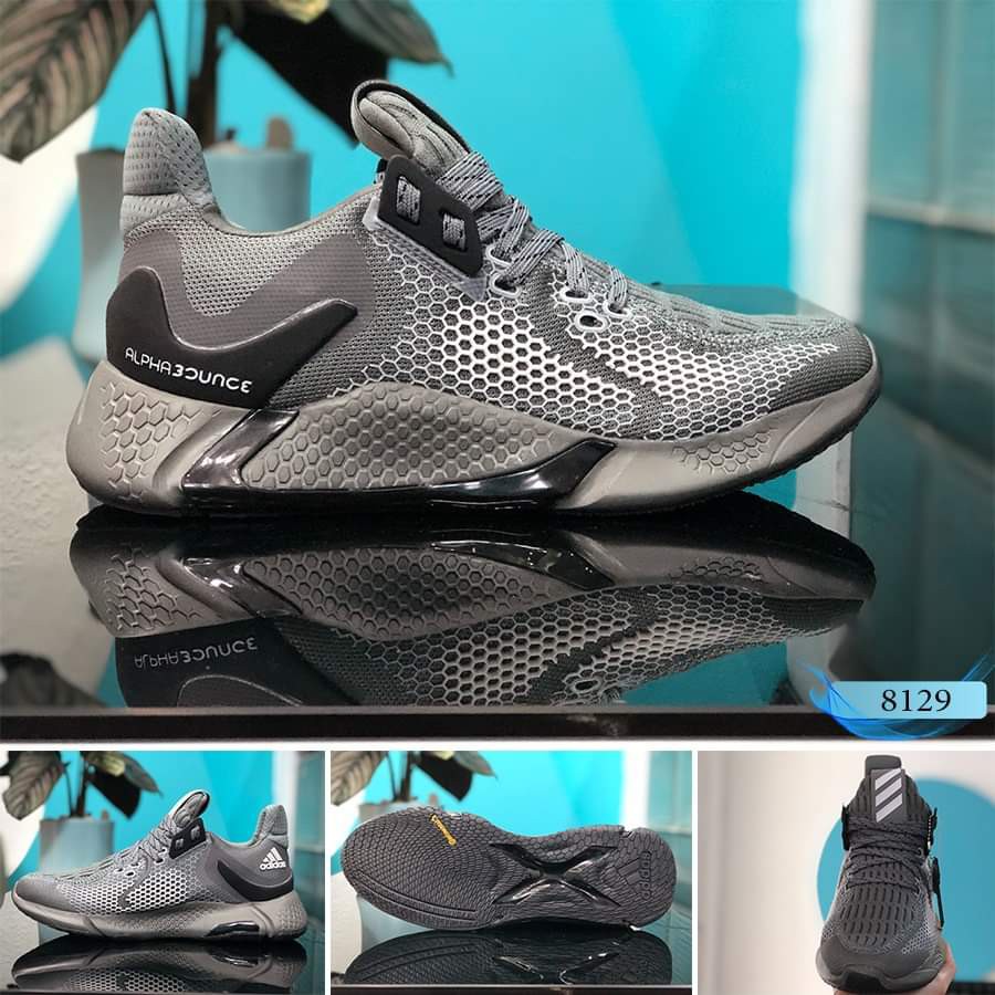[FullBox &amp;Bill] Giày AlphaBounce InstinctM màu Xám gót đen Cực HOT Chuẩn Form