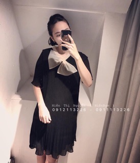 Váy cổ nơ siêu xinh
