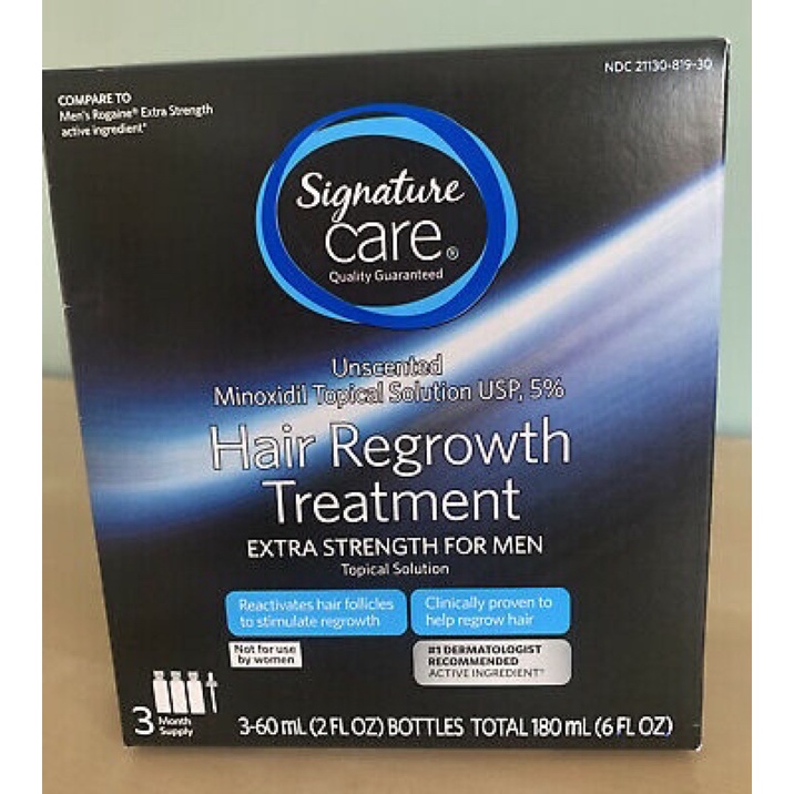 Gel mọc tóc Signature Care Minoxidil Topical Solution USP 5% Hair Regrowth  Treatment 60ml | Shopee Việt Nam