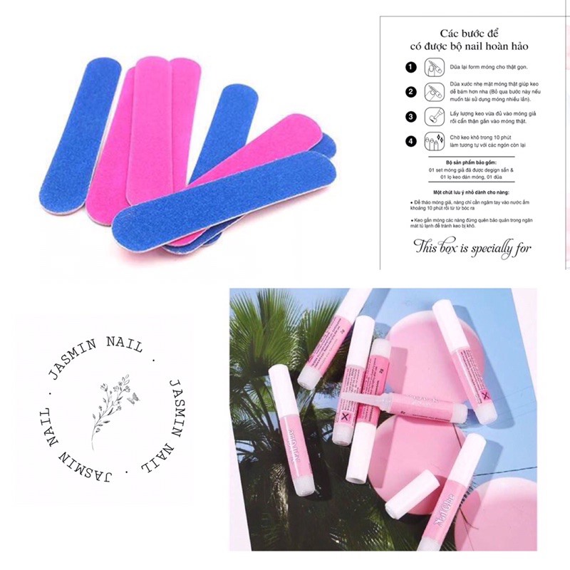 [Mã NHUQAD giảm 10% đơn 100k] Nailbox móng úp thiết kế sẵn có làm theo yêu cầu
