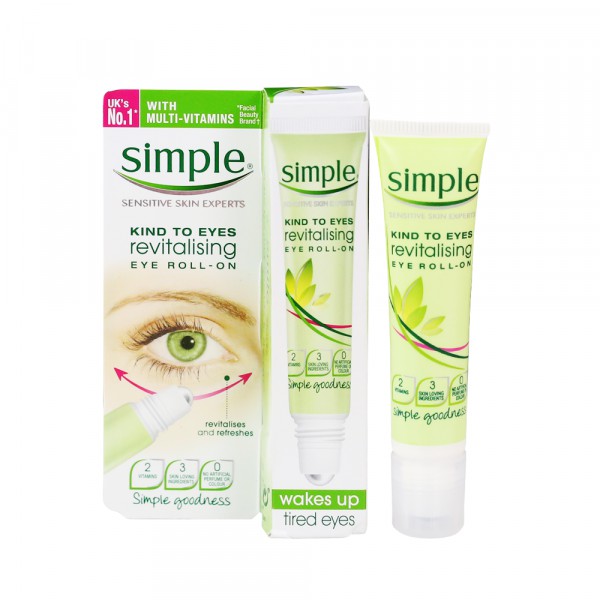 Thanh Lăn Mắt Simple Kind To Eyes Revitalising Eye Roll On | BigBuy360 - bigbuy360.vn