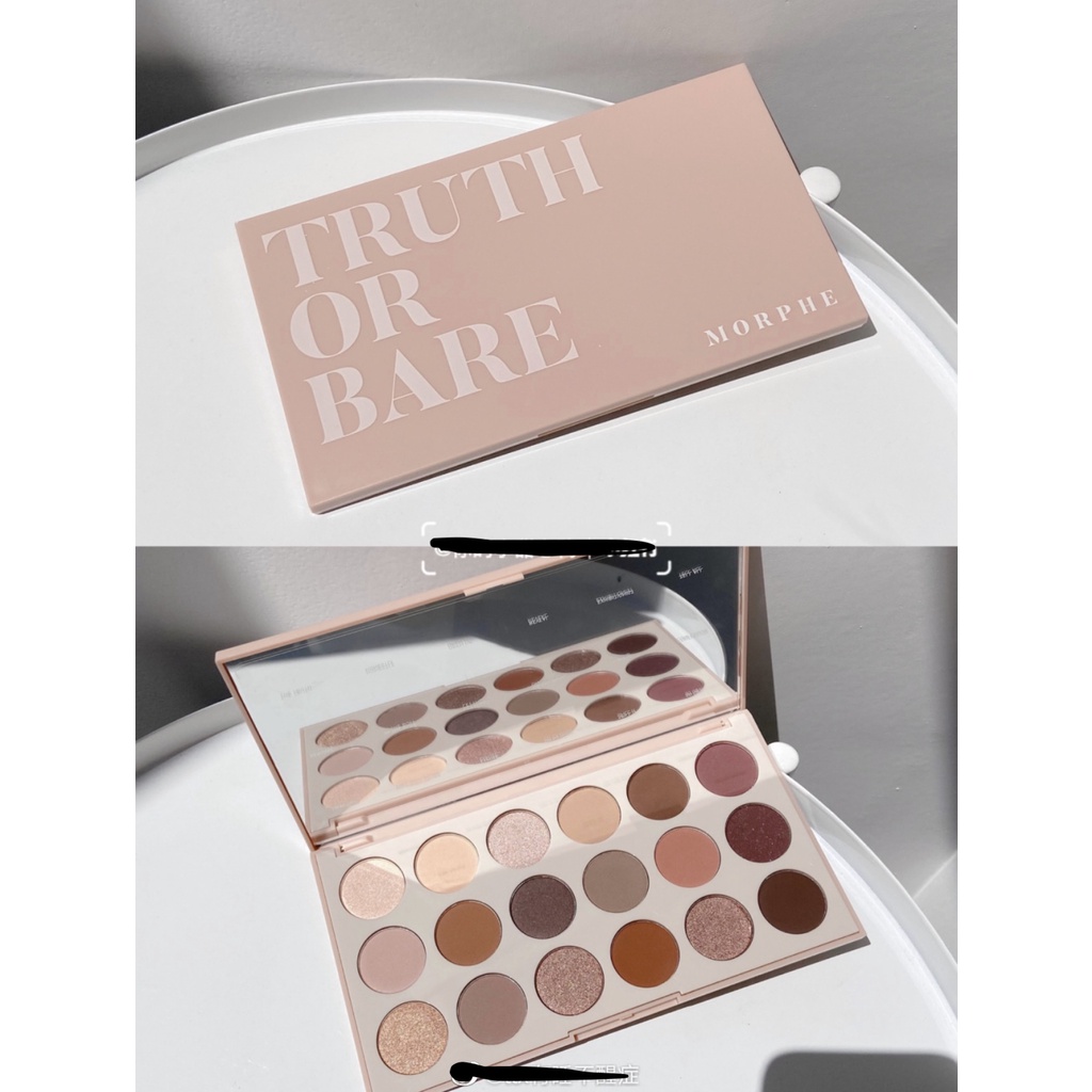 Bảng mắt Morphe Truth or Bare 18T