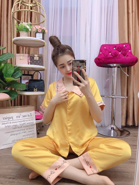 Lụa Trơn viền chữ big size