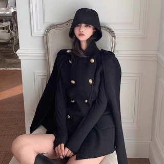 🖤🌨 [ Áo khoác dạ cape hàn quốc ] kèm ảnh thật TỰ CHỤP