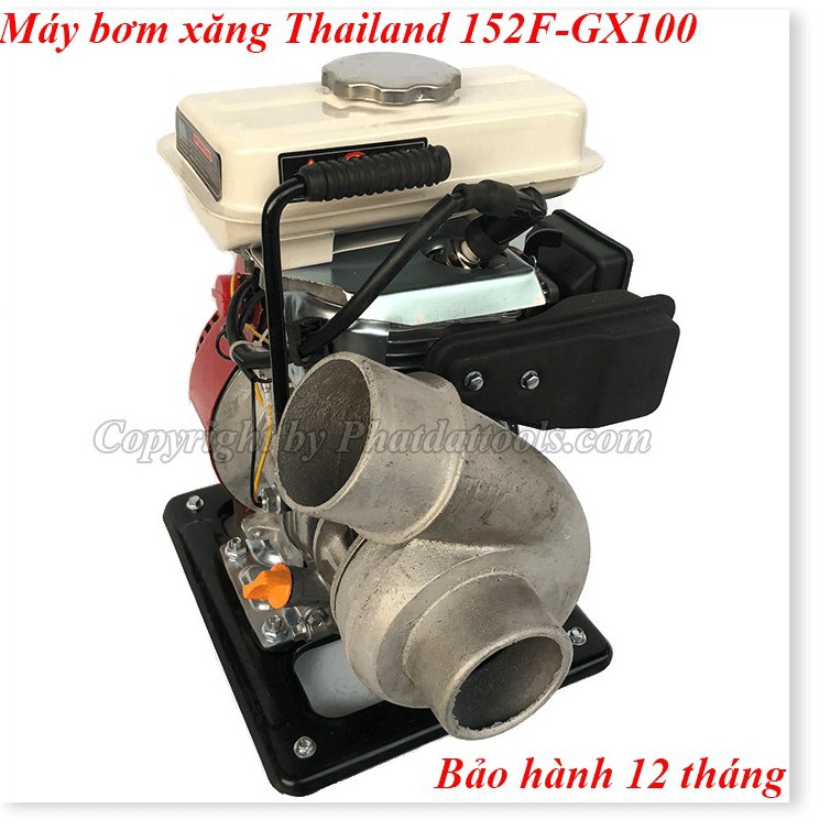 Máy bơm nước chạy xăng Thailand GX100-152F-Động cơ 4 thì tiết kiệm nhiên liệu