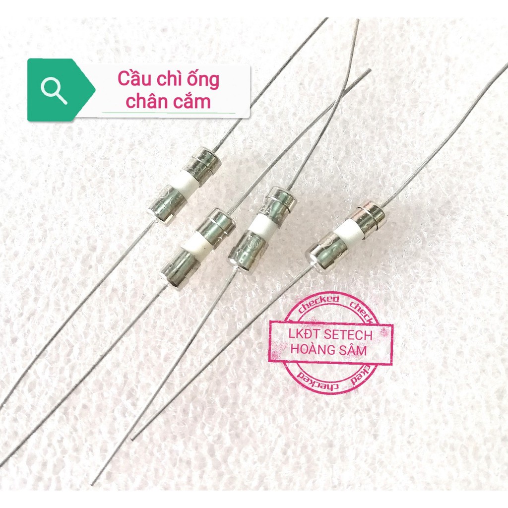 Cầu chì chân cắm hàn mạch 3.6x10mm 2A -3A- 5A-10A-15A(4 chiếc)