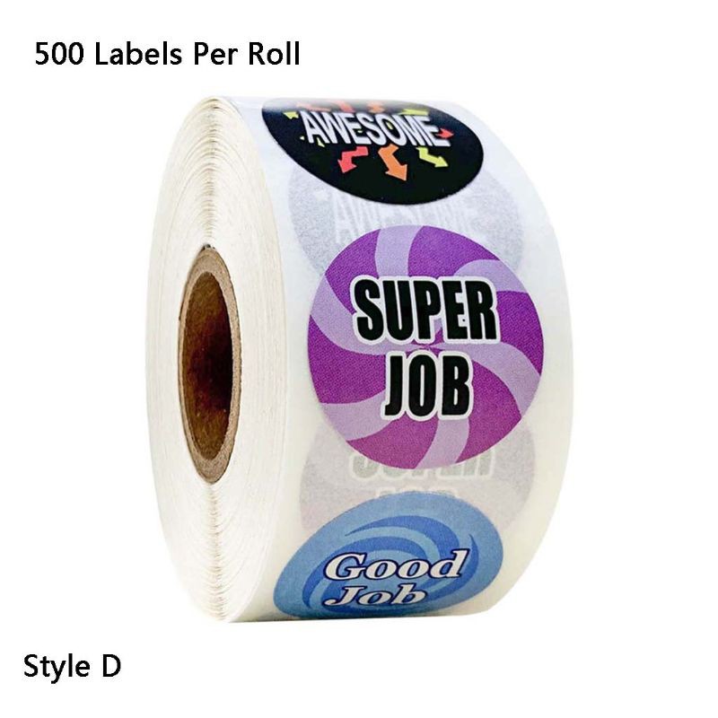 Cuộn 500 Sticker Dán Trang Trí Sổ Lưu Niệm