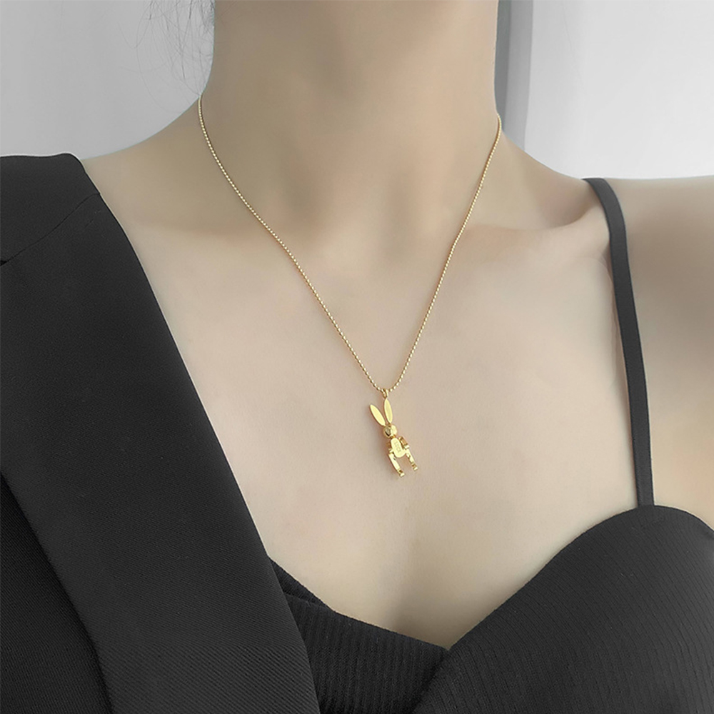 Vòng Cổ Mặt Thỏ Thời Trang Nữ Tính