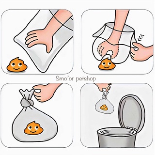 Túi đựng phân mini cho chó mèo - Túi rác mini