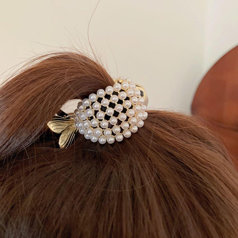 TWINKLE Kẹp Tóc Càng Cua Cá Mập Phong Cách Vintage Thanh Lịch Cho Nữ
