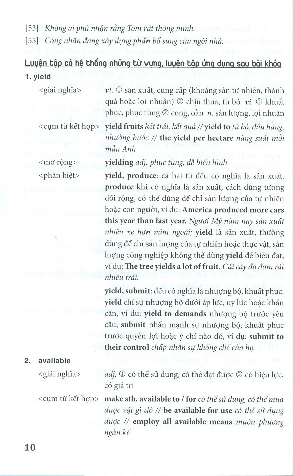 Sách Học Từ Vựng Tiếng Anh Theo Chủ Đề - Tập 2