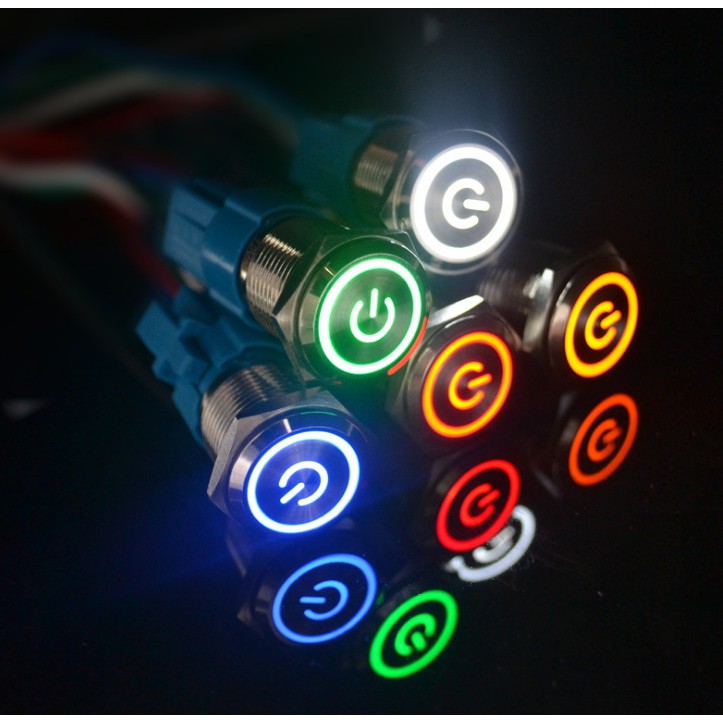 Công tắc LED ON OFF 16MM 12V