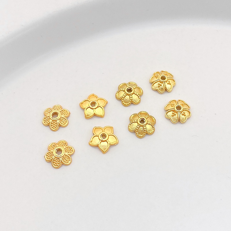 Hạt Xỏ Màu Vàng Mờ Dùng Làm Trang Sức Thủ Công diy