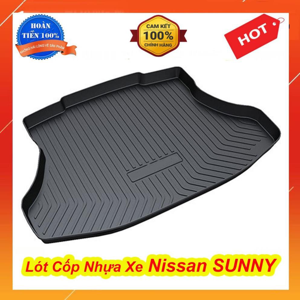 Lót cốp nhựa dẻo cao cấp xe NISSAN SUNNY đời 2015 đến 2020