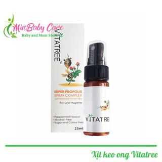 [ Chính Hãng] Xịt Keo Ong Vitatree 25ml