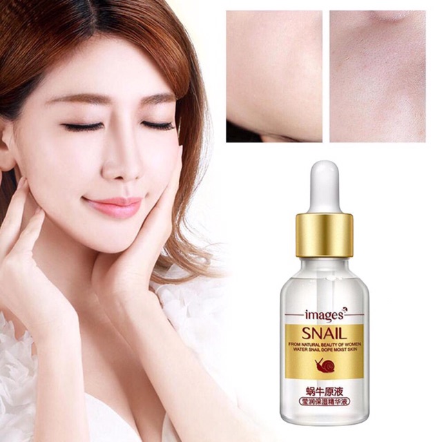 Serum dưỡng trắng mờ thâm rỗ trẻ hoá làn da giúp căng bóng tinh chất thiên nhiên ốc sên hàng nội địa Images