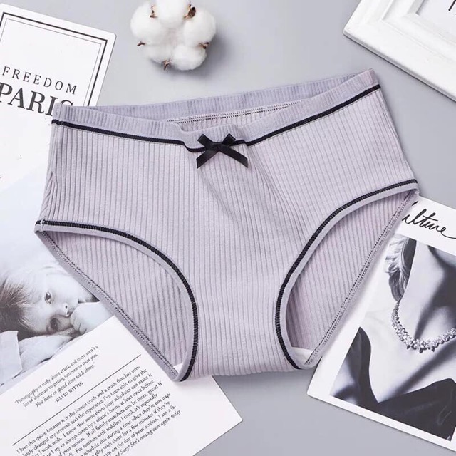 Set 10 Quần Cotton Tăm Phối Nơ Cực Yêu