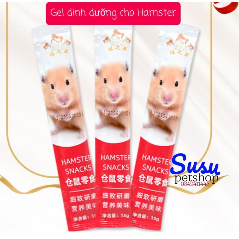 Gel dinh dưỡng cho Hamster (túi 15gr) Gấu vàng