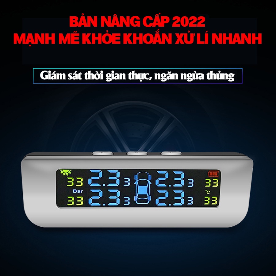 Cảm biến áp suất lốp ô tô xe hơi CAR VIệt Nam TPMS Cao Cấp Van Ngoài | CHÍNH HÃNG | BH 12 TH | 1 Đổi 1 30 Ngày - CAR29