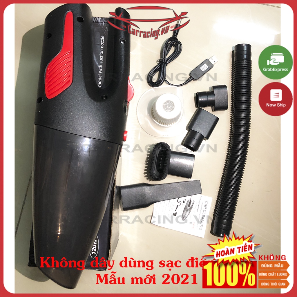 Máy Hút Bụi CARRACING Máy Hút Bụi Cầm Tay Không Dây và Có Dây Cho Ô Tô và Gia Đình - Phụ kiện nội thất  Xe Hơi | BigBuy360 - bigbuy360.vn