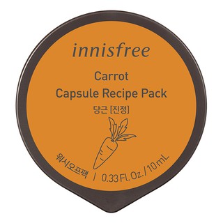 (Sample)Mặt Nạ Rửa Dạng Hủ Từ Cà Rốt Innisfree Capsule Recipe Pack Carrot (10ml)