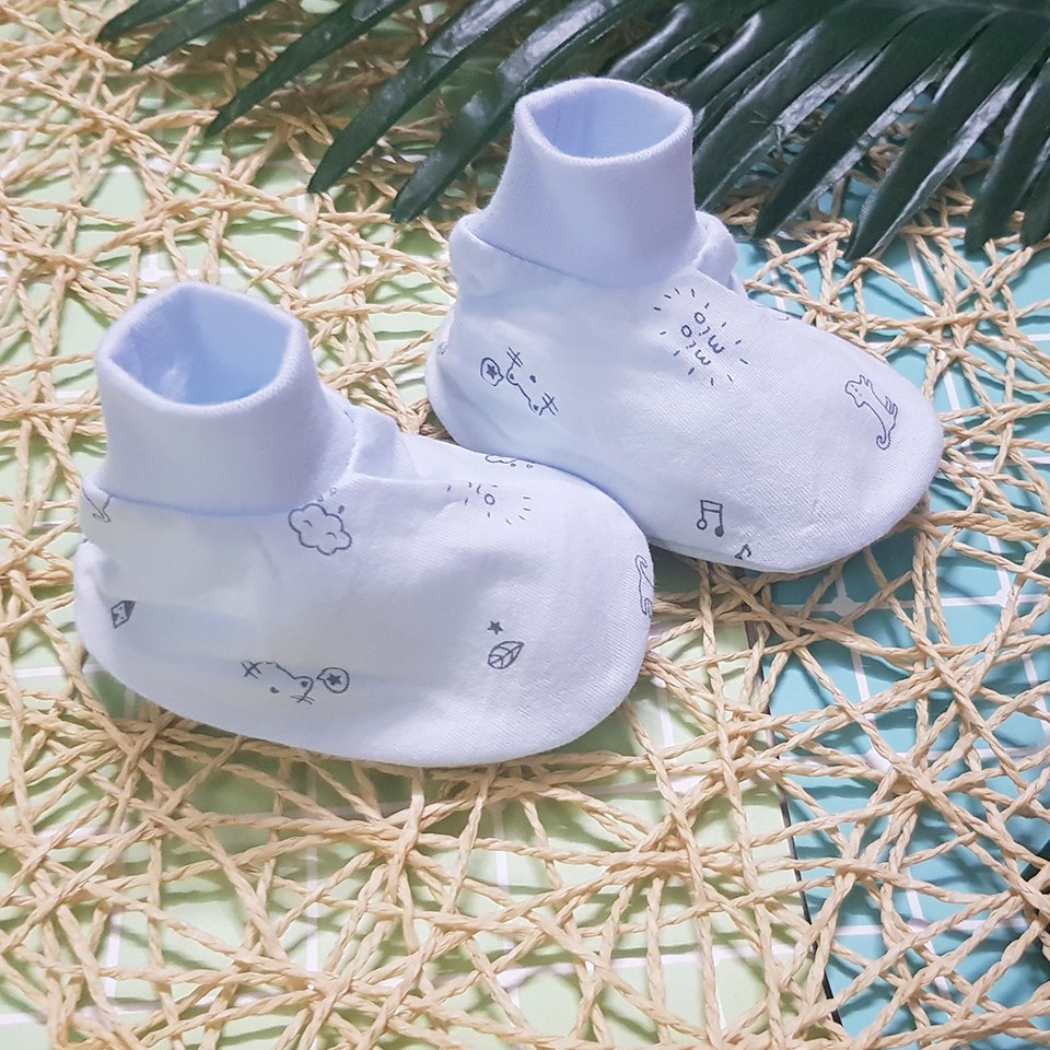 Bao Chân MioMio Cho Bé Sơ Sinh Chất Cotton - BTT00134