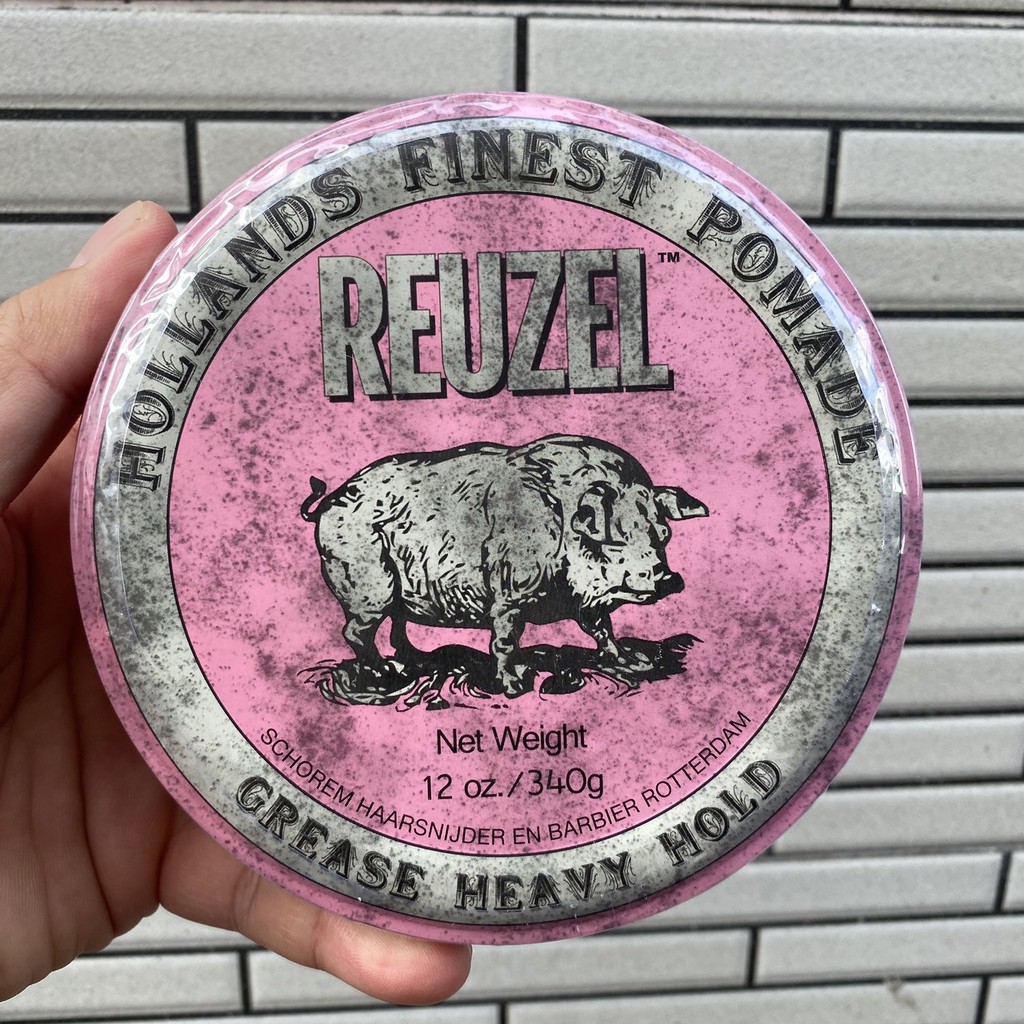 Sáp giữ nếp cứng độ bóng vừa Reuzel Pink Heavy Grease 340gr