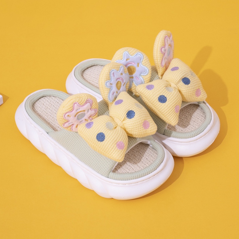 Dép Đi Trong Nhà Đế Dày Mềm Mại Thấm Hút Mồ Hôi