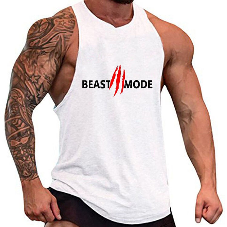 Áo Tập Gym Mùa Hè Mới BEAST MODE -  Áo  Tập Gym 3 Lỗ Vải Cotton cao cấp