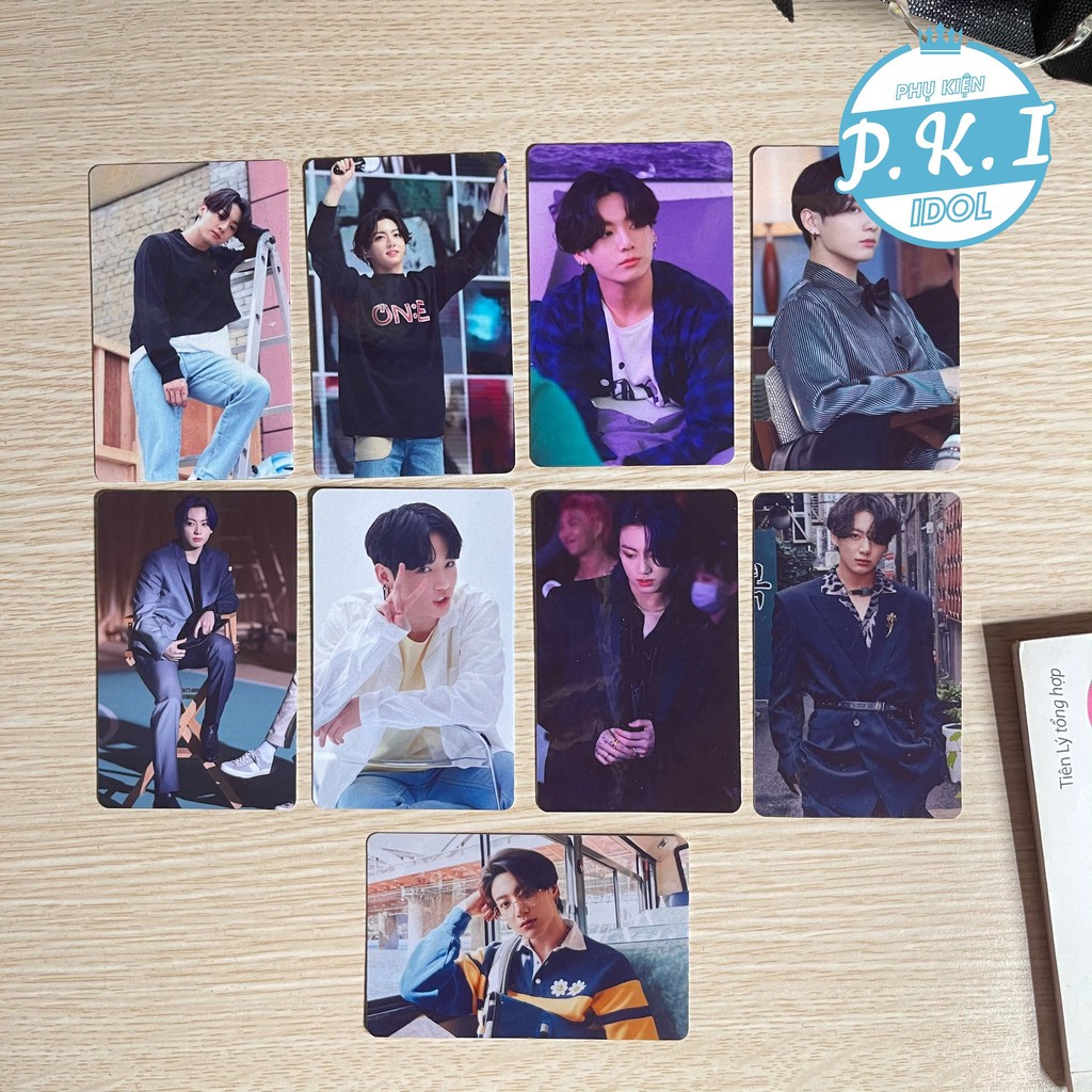 Bộ Card Cứng In Hình Ca Sĩ Jungkook BTS Bo Góc Sang Trọng – Quà Tặng KPOP