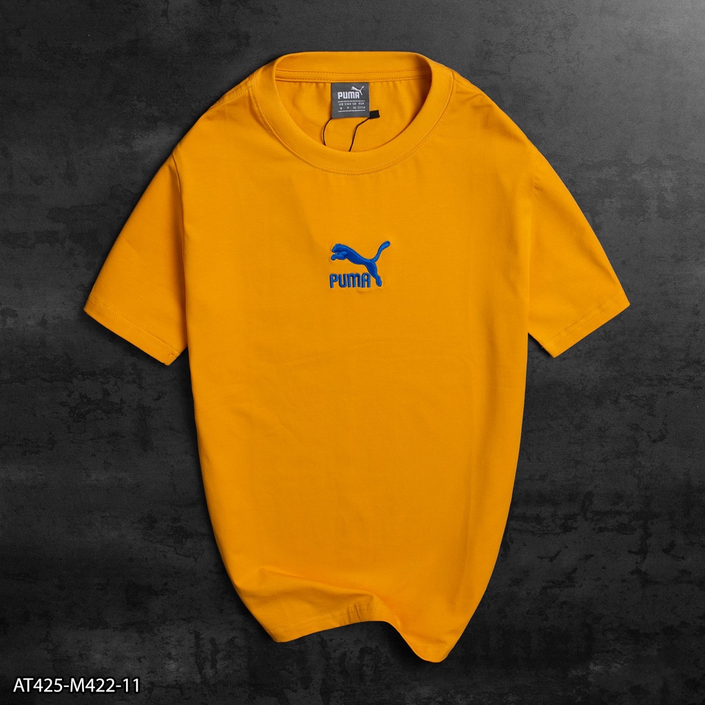 Áo thun P.U.M.A 100% Cotton AT425 thêu logo nổi - áo thun nam VNXK
