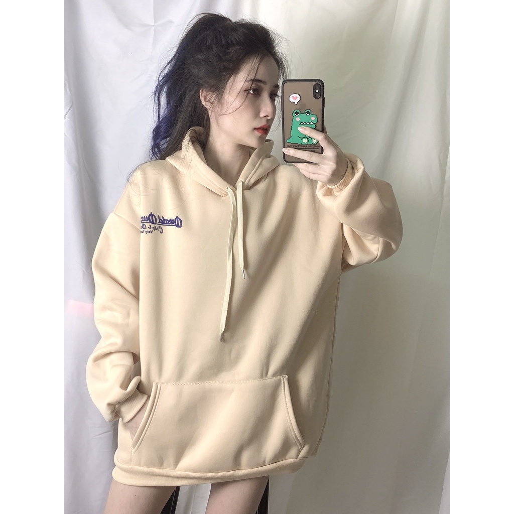 Áo Hoodie  Nỉ Bông Ulzzang Form Rộng Cho Nữ - Liti shop