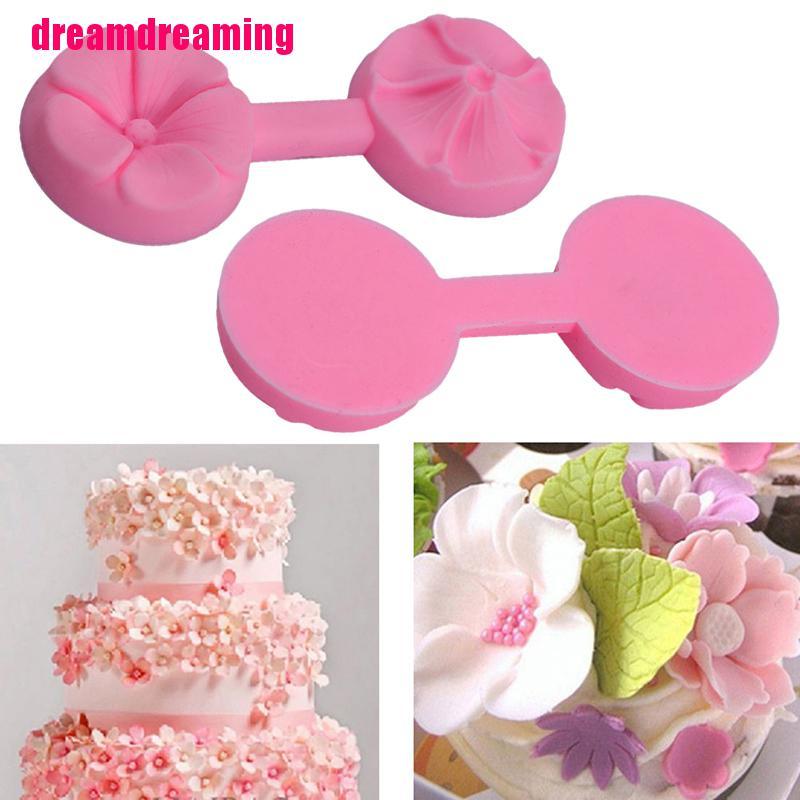 Khuôn Silicone Tạo Hình Bông Hoa 3d Trang Trí Tiện Dụng