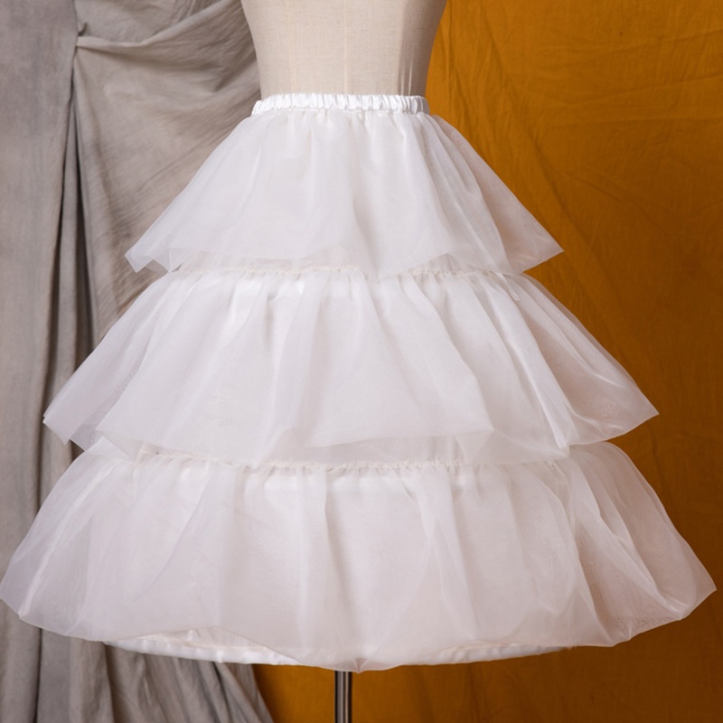 Chân Váy Ngắn 3 Tầng Vải Tuyn Phong Cách Lolita