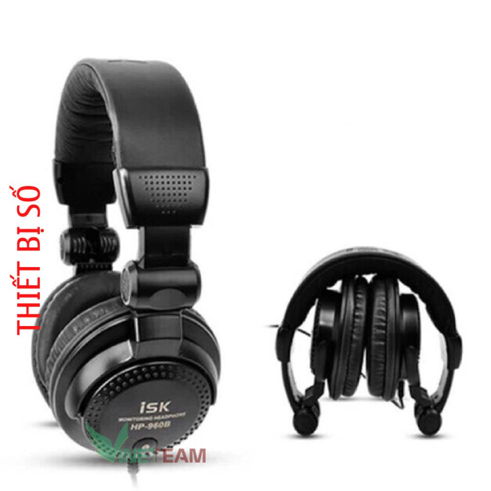 Tai Nghe Kiểm Âm Chụp Tai ISK HP-960B
