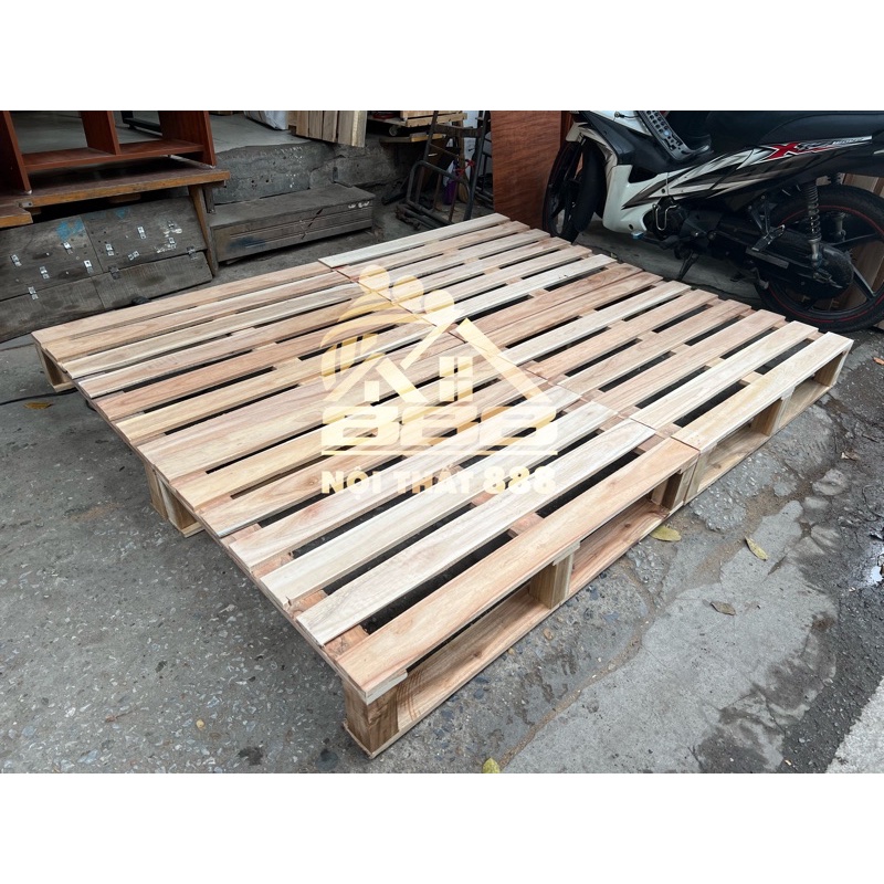 Giường pallet giá rẻ đầy đủ kích thước