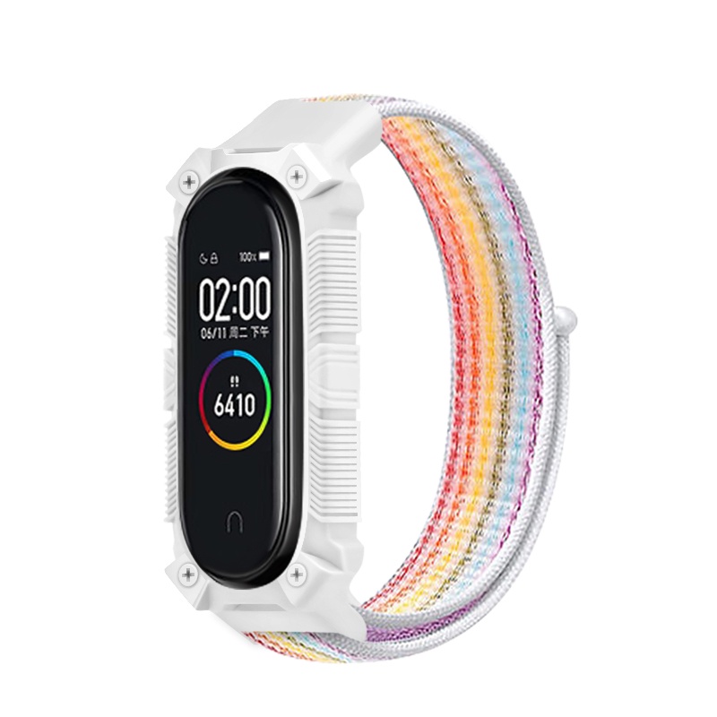 Dây Đeo Nylon Kiểu Dáng Thể Thao Cho Đồng Hồ Thông Minh Mi Band 6/5/4/3