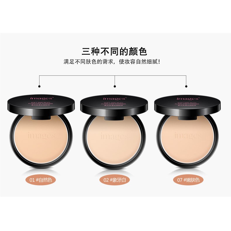 Phấn phủ siêu mịn kiềm dầu Images Soft and Silky Flawless Powder | BigBuy360 - bigbuy360.vn