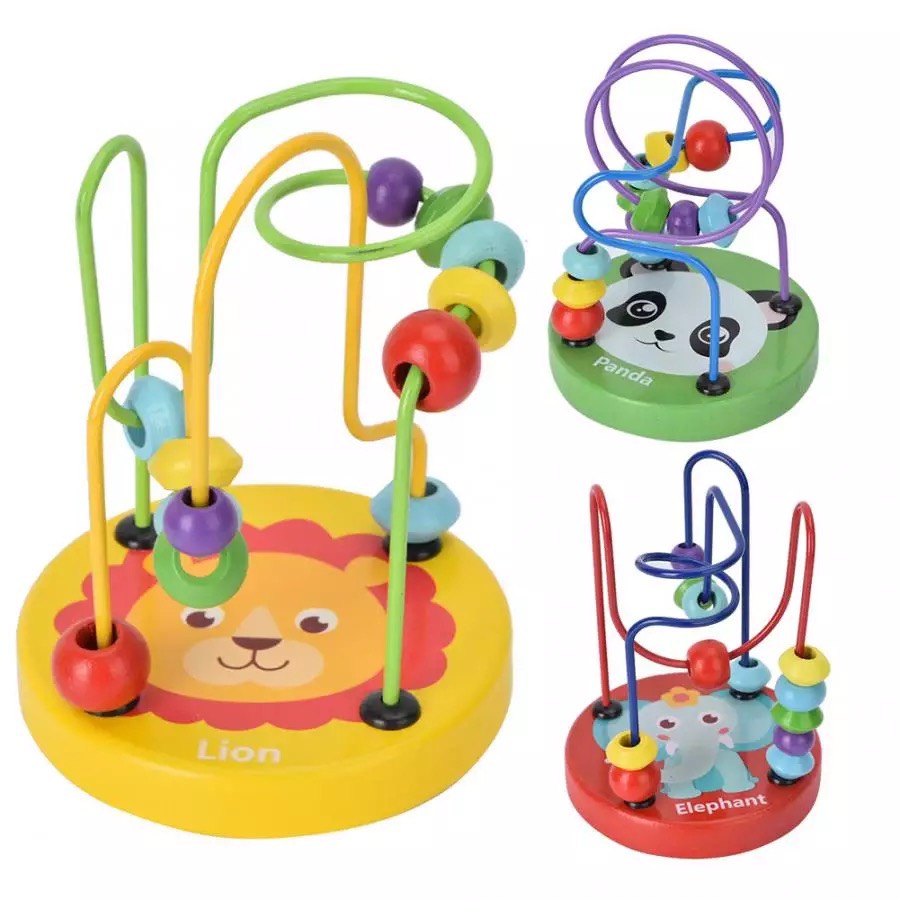 Set 4 Món Đồ Chơi Gỗ Thông Minh Hàng BENRIKIDS Cho Bé Học Màu Sắc Hình Khối