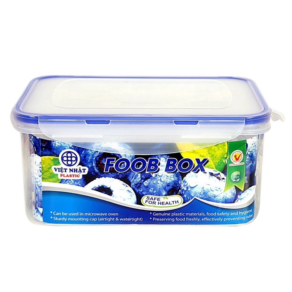 Bộ 3 Hộp Nhựa Việt Nhật Đựng Thực Phẩm Trong Tủ lạnh Kanemo Dùng được trong lò vi sóng MS 6530