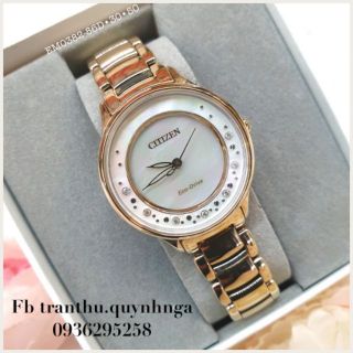 Đồng hồ nữ CITIZEN EM0382-86D ECO DRIVE CHÍNH HÃNG