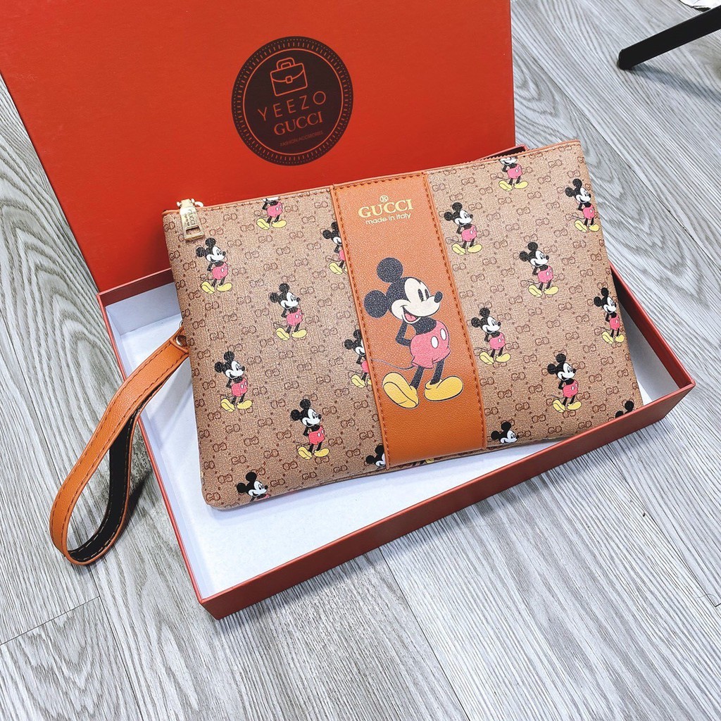 Clutch Thời Trang Nam Nữ Chuột Mickey Hottrend 2020