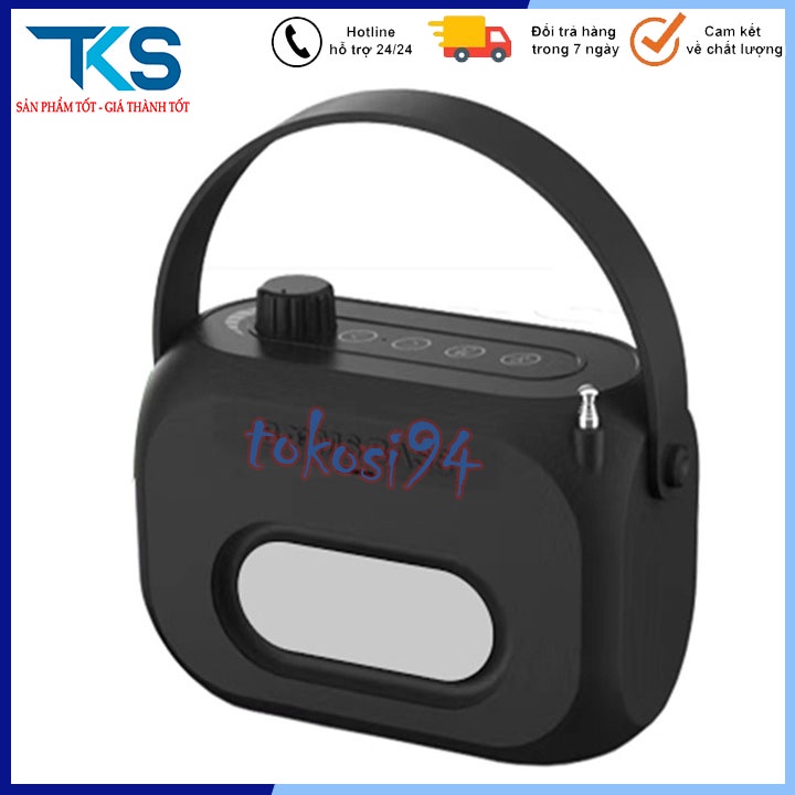 Loa Bluetooth Mini BOMBASS L15 Chất Lượng Âm Thanh Đỉnh Cao - Quai xách tiện lợi - Bass mạnh