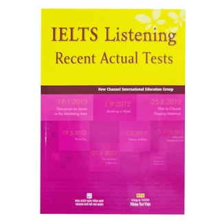 SáchIELTS LISTENING RECENT ACTUAL TESTS